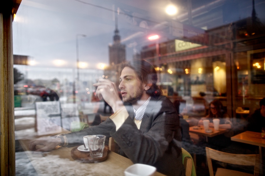 Andrzej Palys, konsthistoriker och gallerist i Warszawa. Foto: Radoslaw Jozwiak